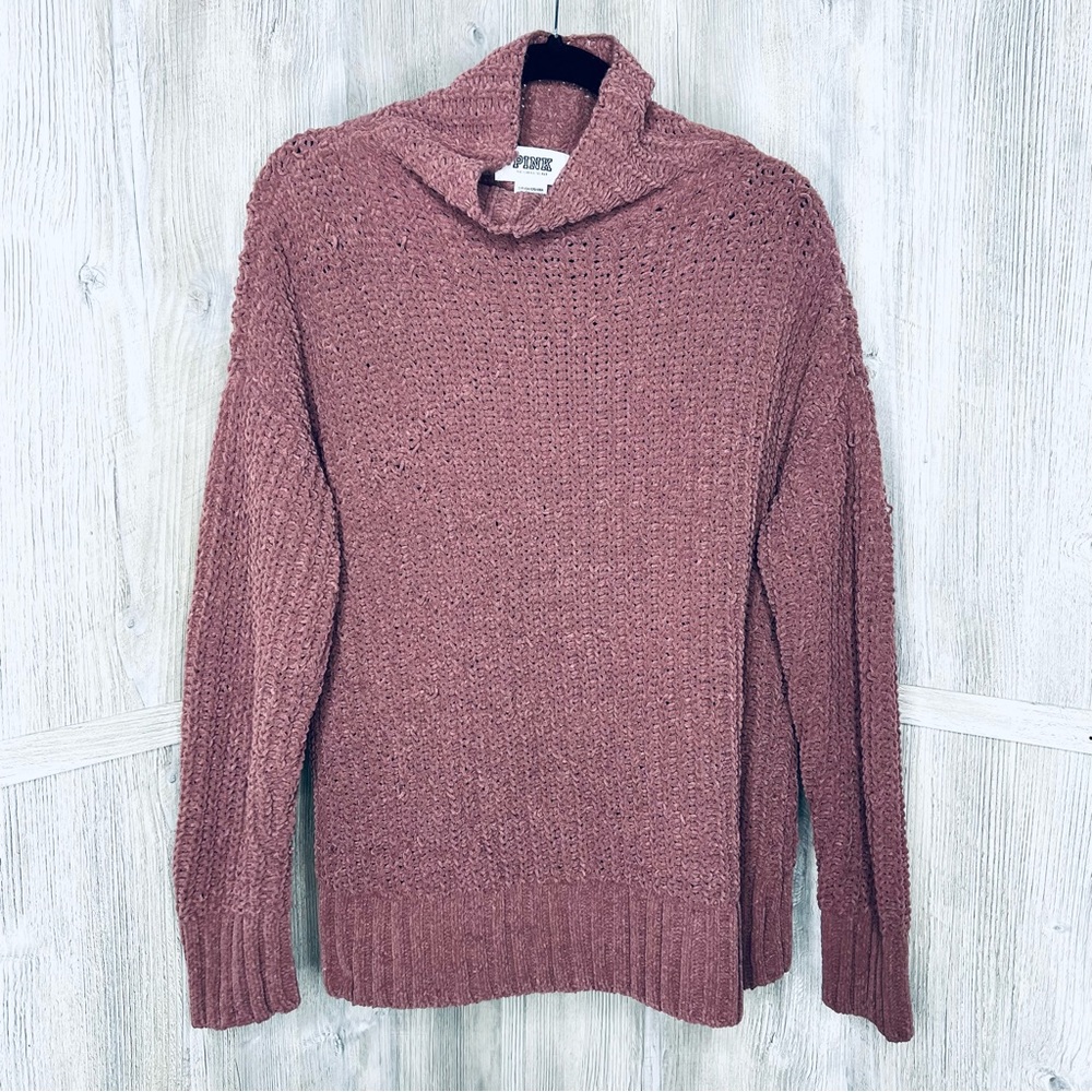 Victoria’s Secret PINK Chenille Mock Sweater